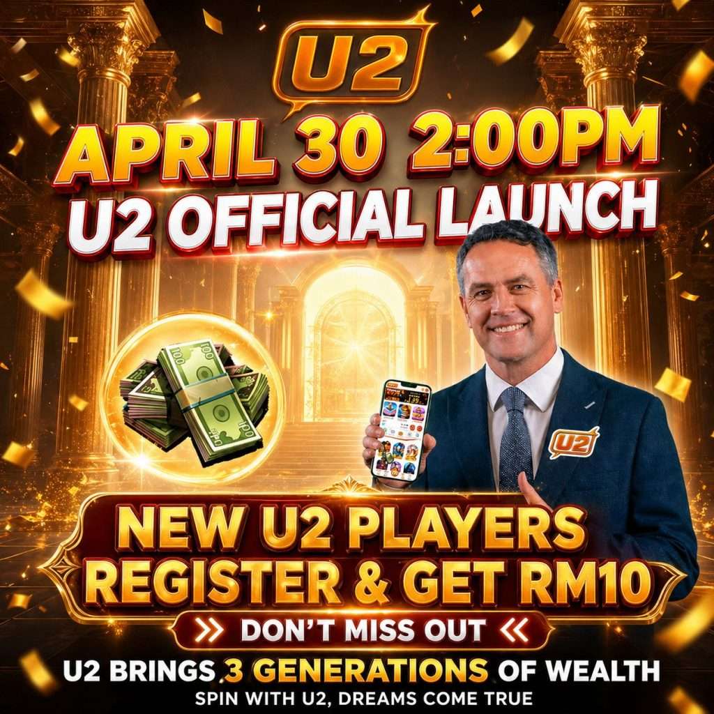 U2 MYR new player RM10 promotion